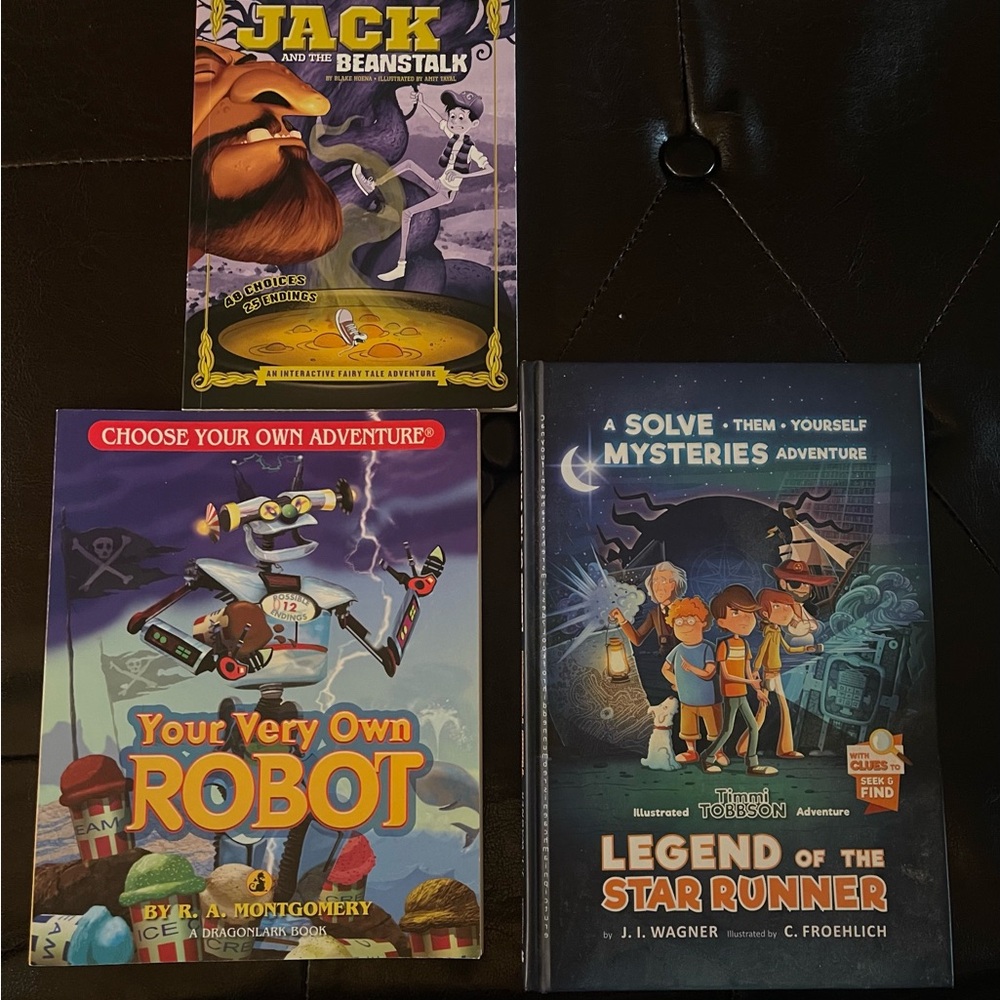 Scholastic Kids Book Set - Create Your Own Adventure / Brand New /